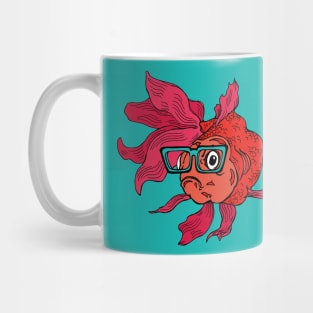 Hipster Red-Fish Mug